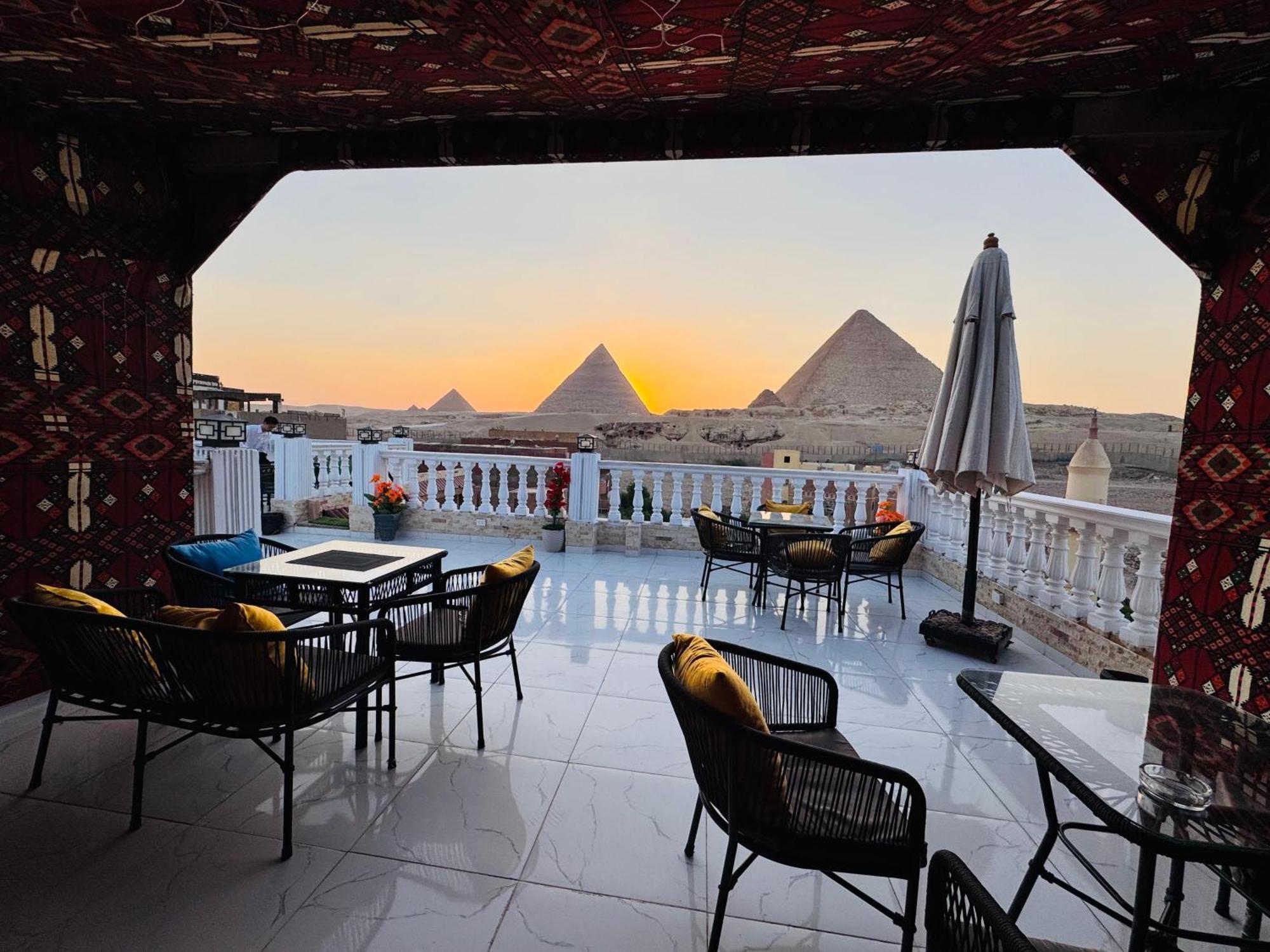 Hotel New Scarab Pyramids View Kafret el-Gabal Exterior foto