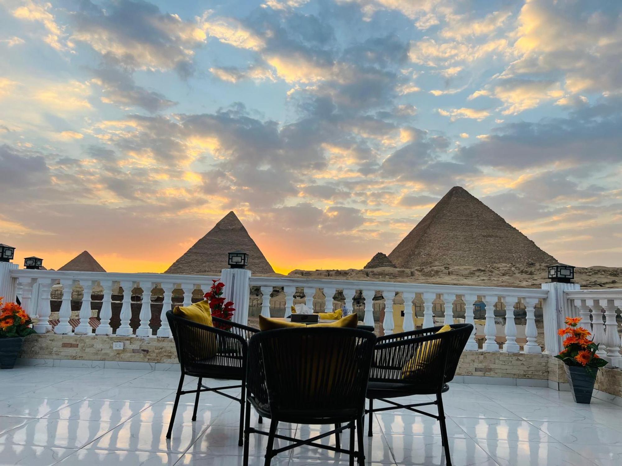 Hotel New Scarab Pyramids View Kafret el-Gabal Exterior foto