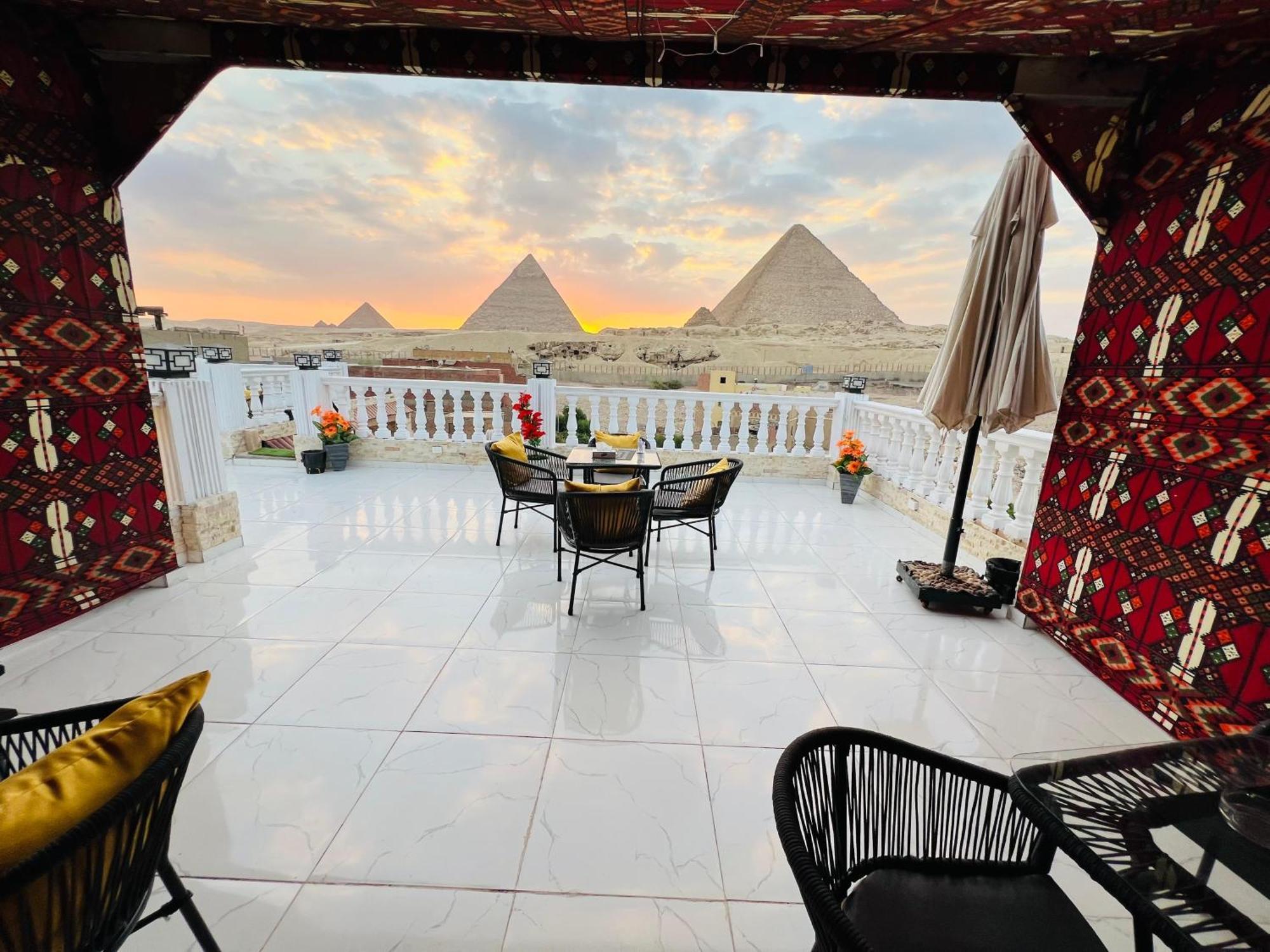 Hotel New Scarab Pyramids View Kafret el-Gabal Exterior foto
